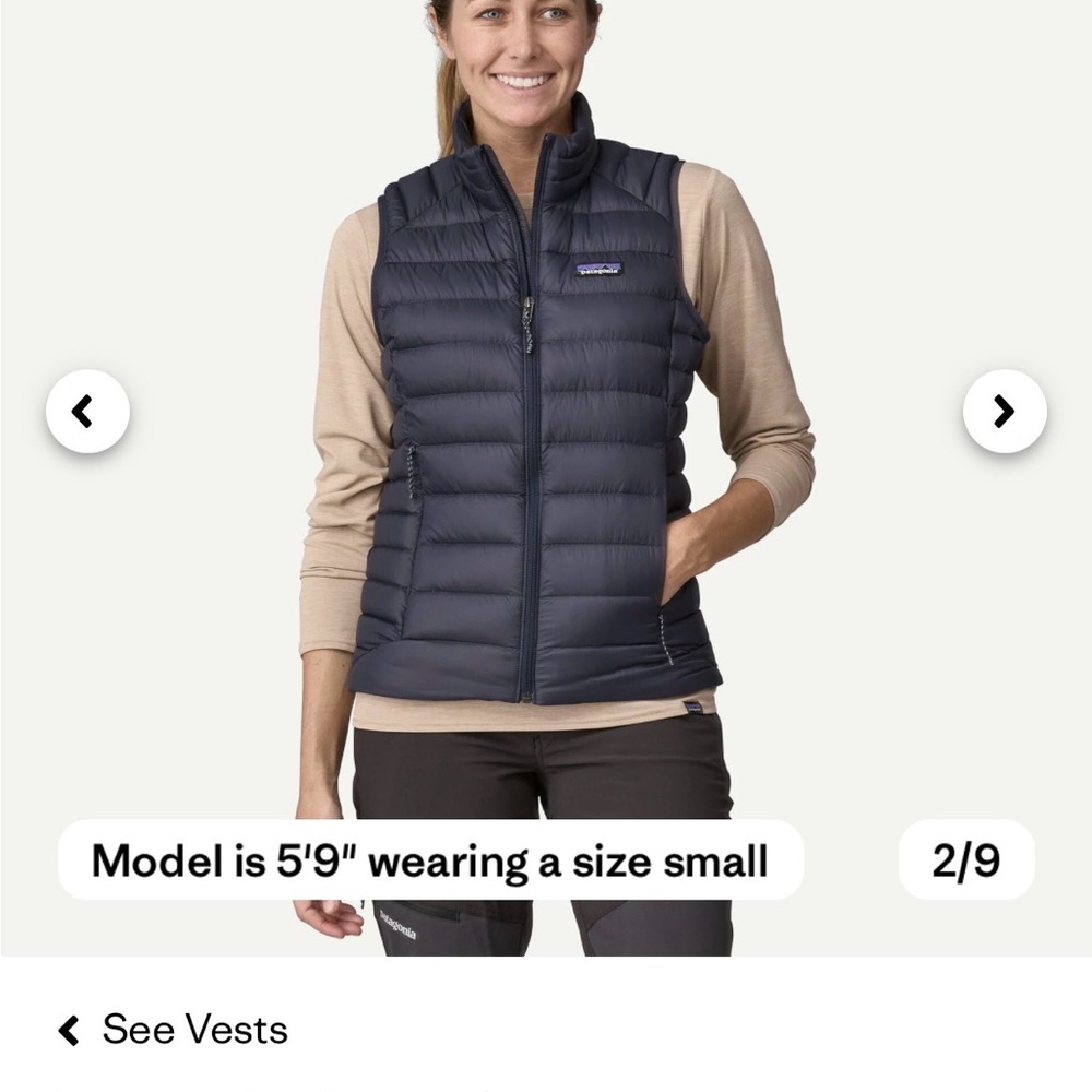Patagonia Women's Black Puffer Vest